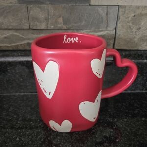 Rae Dunn Red Heart Mug
